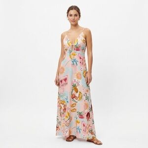 Paper Heart Tropical Print Maxi Dress